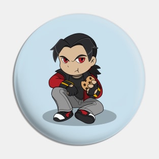 Grumpy Marcus Cookie Pin