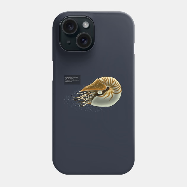 Chambered Nautilus Phone Case by steelwingakira