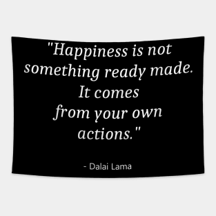 Quote About International Day Of Happiness Tapestry