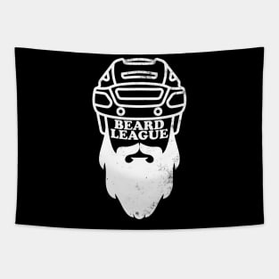 Beard League - Playoff Hockey (white version) Tapestry