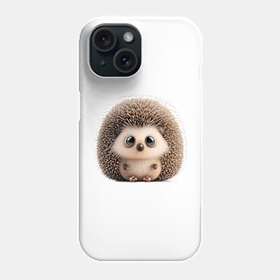 Hedgehog Cute Adorable Humorous Illustration Phone Case