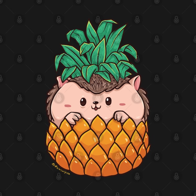Hedgehog pineapple by himsucipta