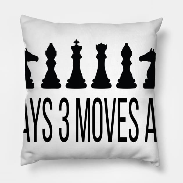 Chess Shirt Chess Gift Chess Gifts Chess Gift For Chess Chess  Funny Chess Gift For Him Gift for Chess Player Pillow by Sindibad_Shop