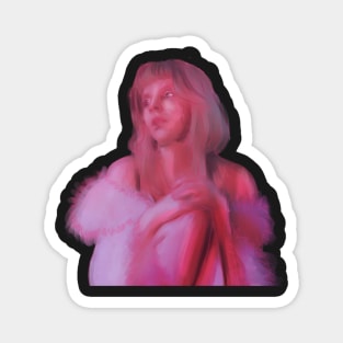 Aurora Aksnes neon sticker print Magnet