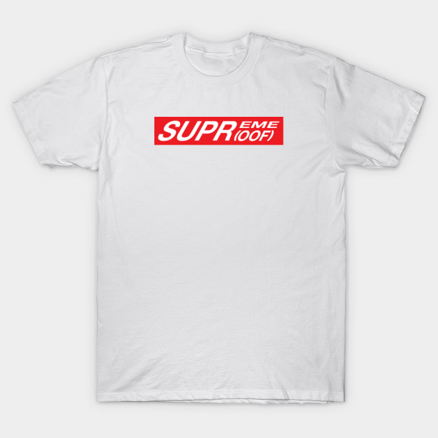 Supreme Oof Roblox T Shirt Teepublic - white roblox logo shirt