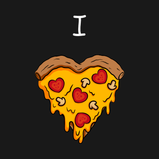 I Heart Pizza / I Love Pizza T-Shirt