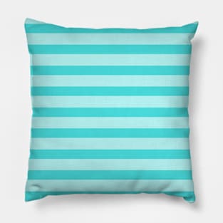 Teal Stripes - Two-Toned Pillow