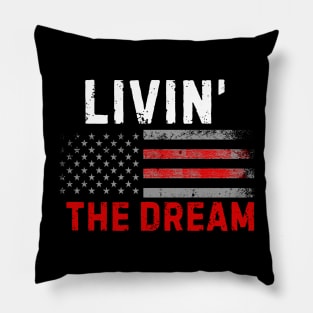 2024 American style Livin' the dream Pillow