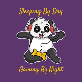 Sleeping By Day Gaming By Night T-Shirt