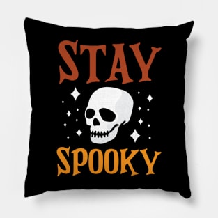 Stay Spooky Funny Halloween T-Shirt Pillow