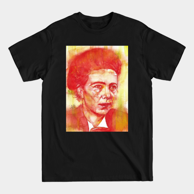 SIMONE DE BEAUVOIR - watercolor portrait.2 - Beauvoir - T-Shirt SIMONE DE BEAUVOIR - watercolor portrait.2 - Beauvoir - T-Shirt