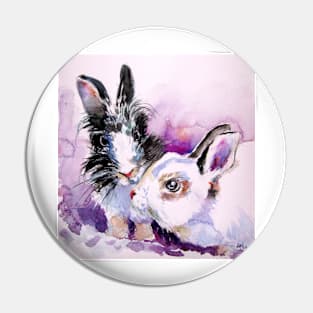 Cute rabbits Pin