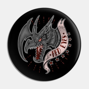 RED EYES Pin