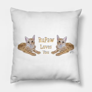 RuPaw Loves You Pillow