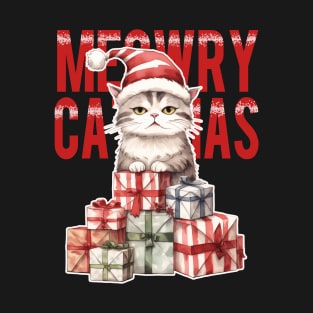 Christmas cat T-Shirt