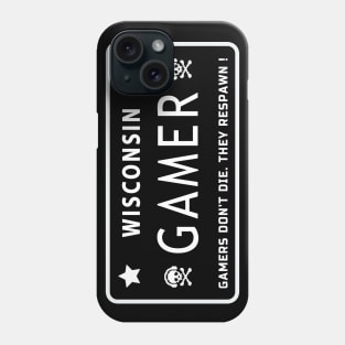 Wisconsin State. Gamer. Phone Case