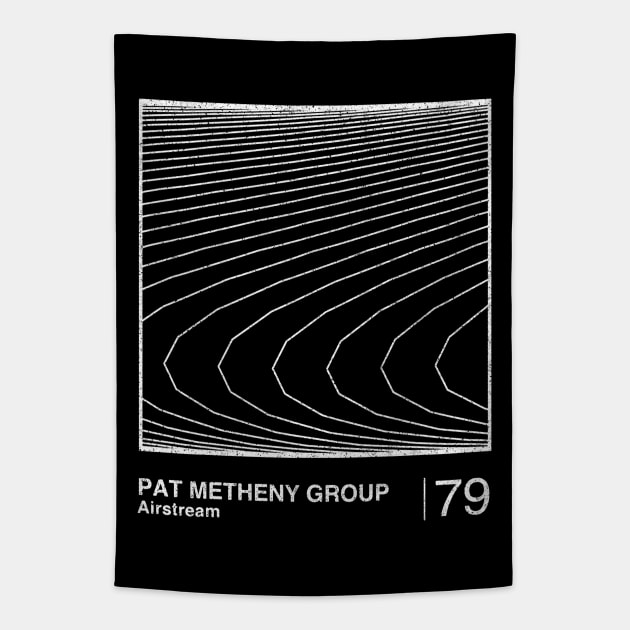 Pat Metheny Group / Minimalist Graphic Artwork Fan Design Tapestry by saudade