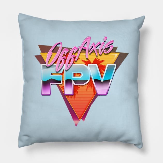 Off Axis Retro Pillow by FPV YOUR WORLD