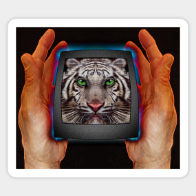 Tiger Eyes Stickers Teepublic