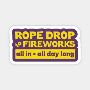 Rope Drop to Fireworks V2 Magnet