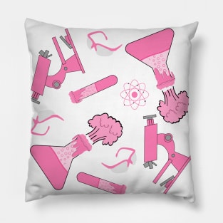 Medical Science Research Pink Pillow