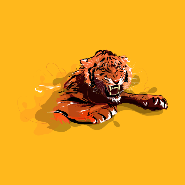 FIRE TIGER by naj