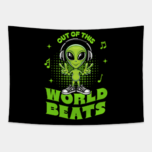 Out of This World Beats: Alien Grooves Design Tapestry