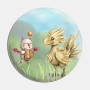 Chocobo Moogle Pin