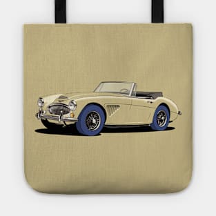 Austin-Healey 3000 in golden beige metallic Tote