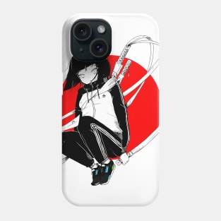 Japanese Samurai Girl Urban Fashion Style Phone Case