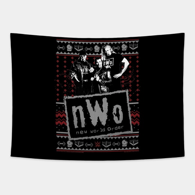 nWo Christmas Ugly Tapestry by Holman