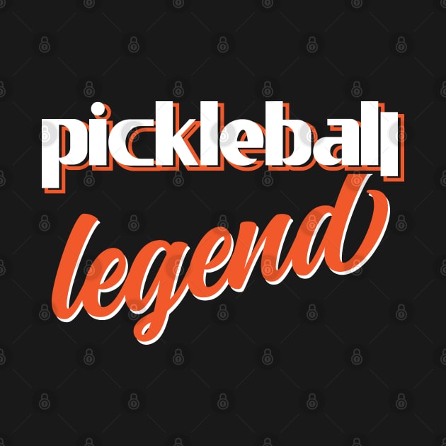 Vintage Pickleball Legend by Huhnerdieb Apparel