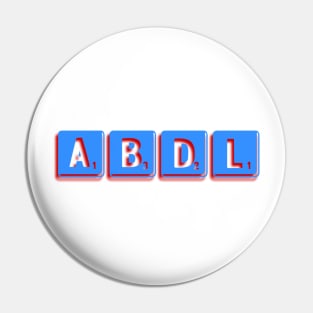 ABDL - Scrabble Pin