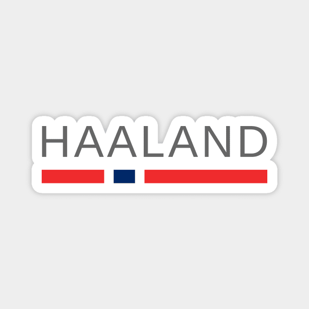 Haaland Norway Magnet by tshirtsnorway