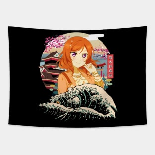 Hanayo Koizumi's Rice Ball Rhapsody Shirt Tapestry
