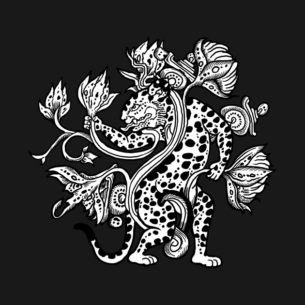 Mayan Jaguar - Jaguar - T-Shirt | TeePublic