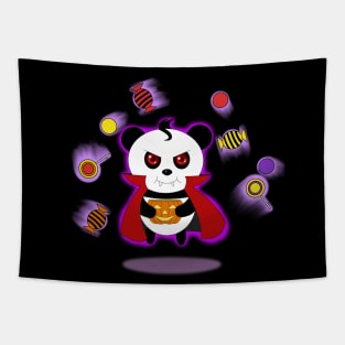 Vampanda Halloween Tapestry