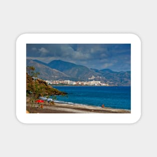 Penoncillo Beach Torrox Costa Nerja Spain Magnet