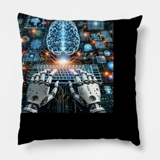 AI brain Pillow