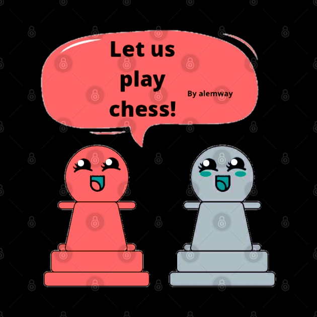 Kawaii Chess Pawns by Alemway