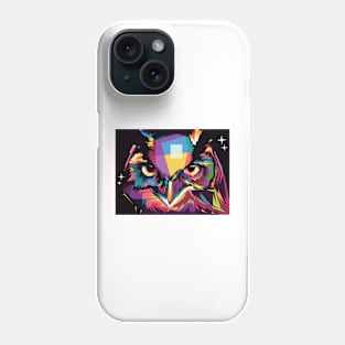 Geometric Owl Pop Art Phone Case