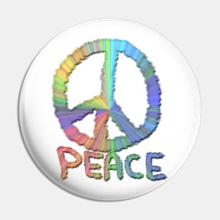 Rainbow Peace Pin