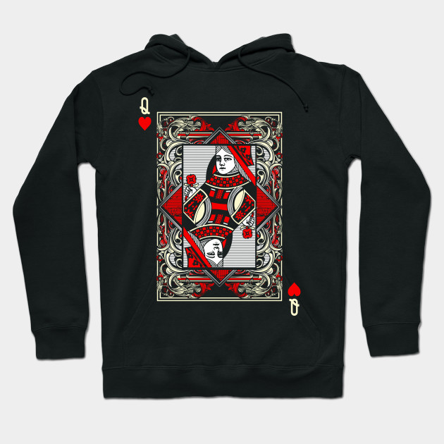 queen of hearts hoodie