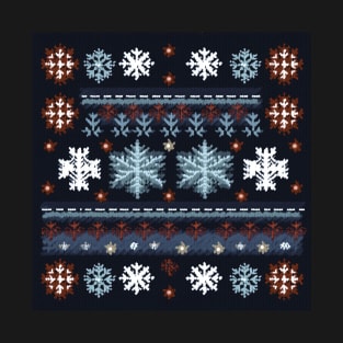 christmas seamless pattern design T-Shirt