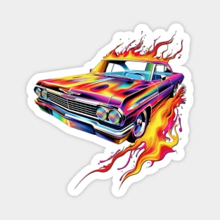 Chevy Impala pop art Magnet