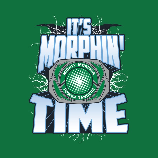 It's Morphin' Time GREEN by mikerozon