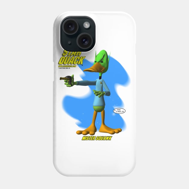 Star Quack's Mr. Squawk Phone Case by Big Hit Comics