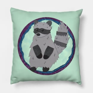 Paper craft Raccoon Pillow