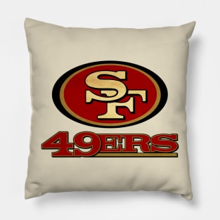 Vintage 49ers Pillow