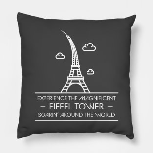 Soarin' Eiffel Tower Pillow